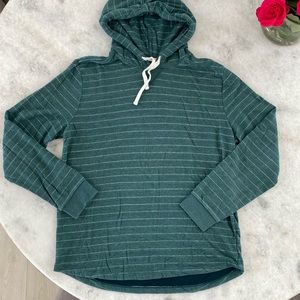 Marine Layer Hooded Sweatshirt, Forest Green